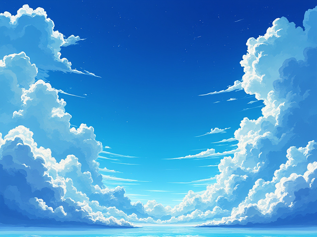 Countryside sky background